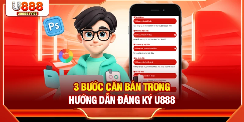 Hướng Dẫn Đăng Ký U888 Nhanh Gọn, Nhận Thưởng Hấp Dẫn