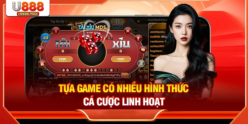 Trải Nghiệm Tài Xỉu MD5 Với Cơ Hội Nhận Thưởng Lớn Tại U888